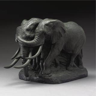 Carl Ethan Akeley - American The Wounded Comrade