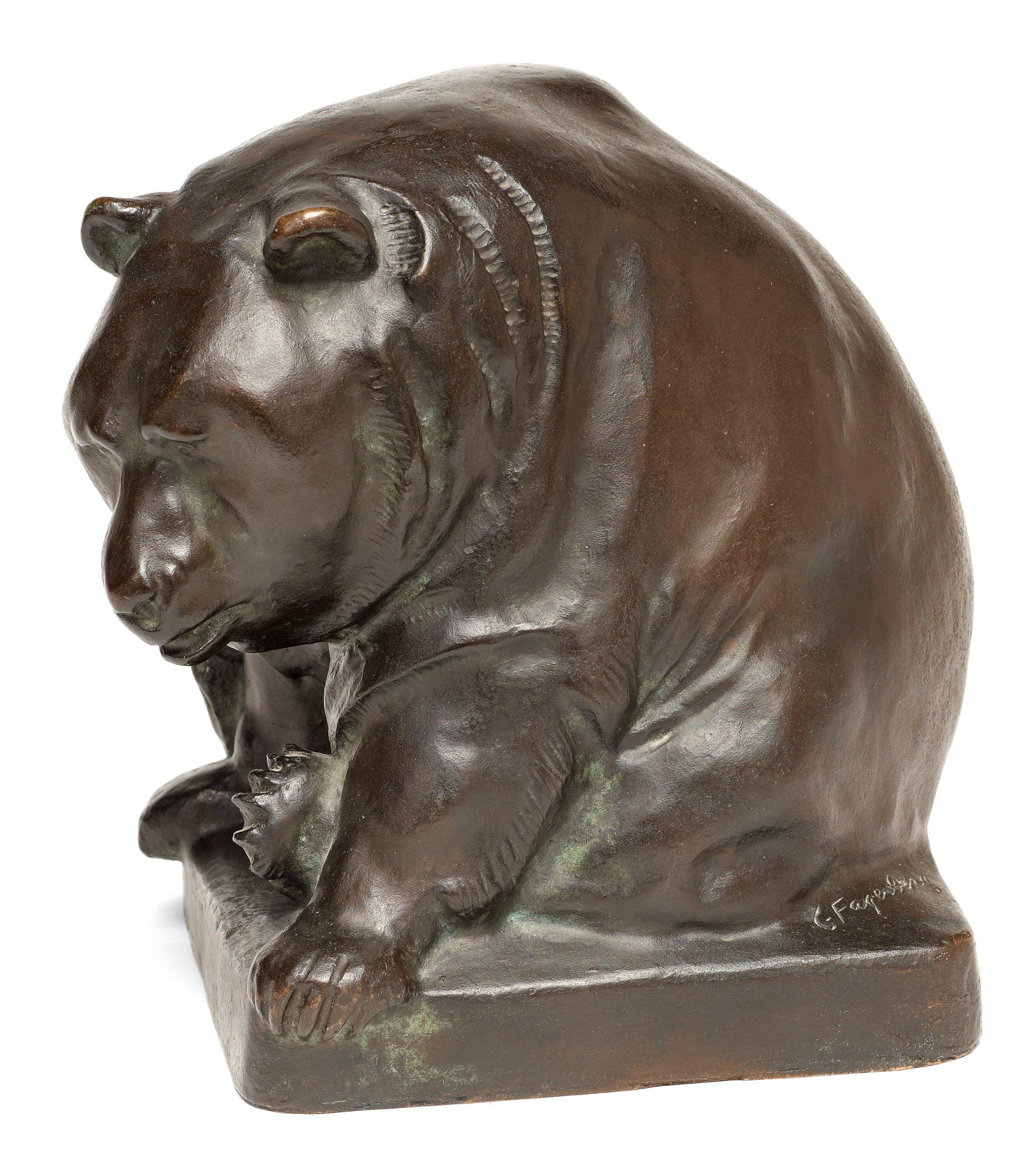 Carl Fagerberg - Seated bear