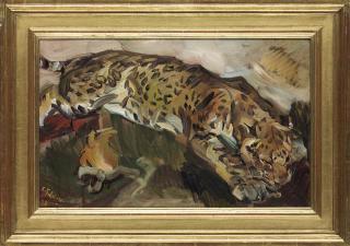 Carl Fahringer - A leopard