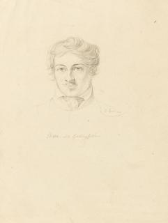 Carl Ferdinand Sohn - Bildnis eines jungen Mannes (\