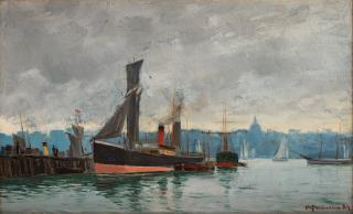 Carl Flodman - Steamships, Stockholm