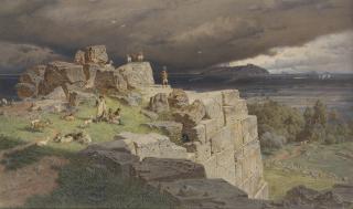 Carl Frederich Heinrich Werner - Cyclopean walls, Mycenae
