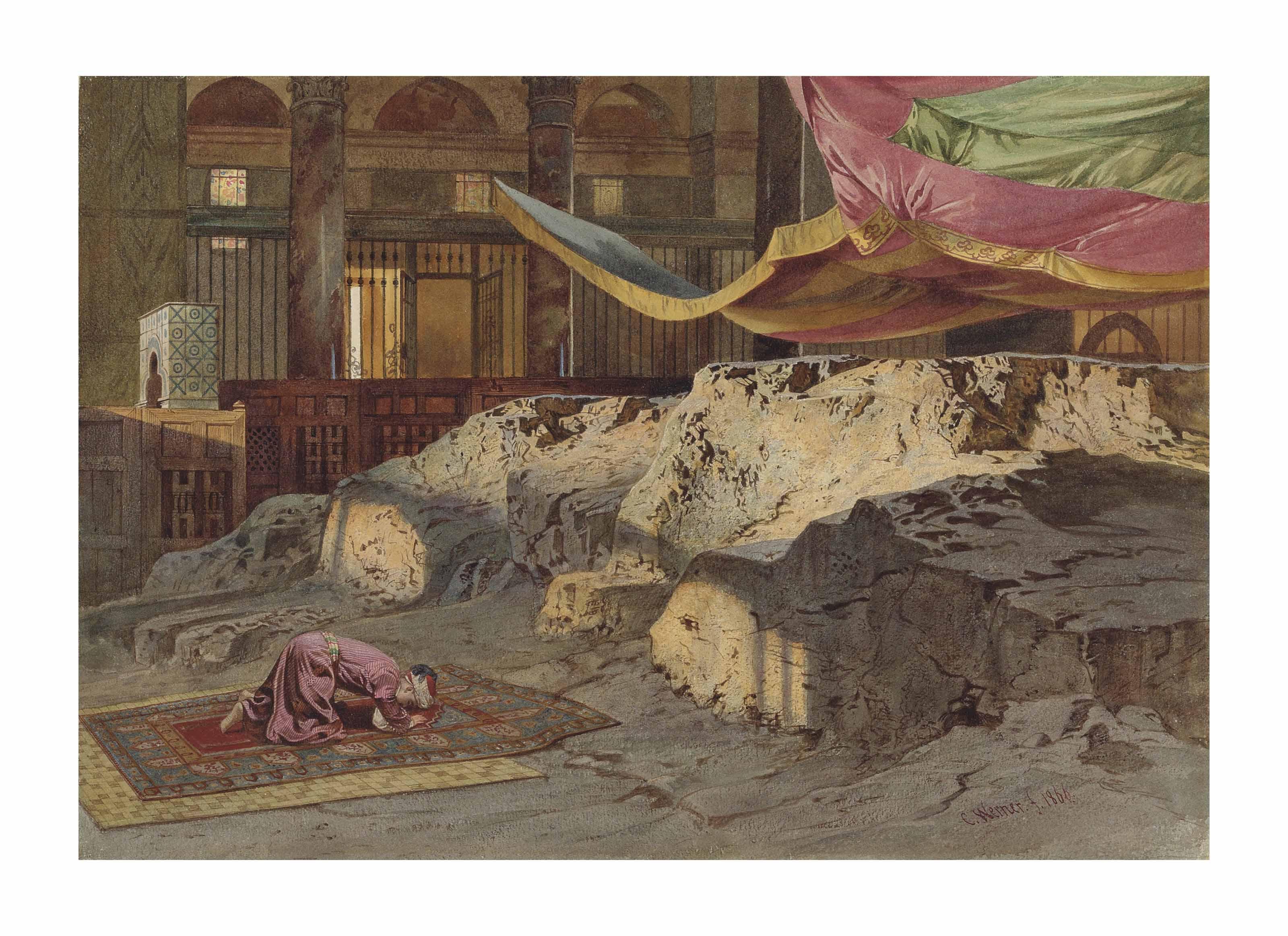 Carl Frederich Heinrich Werner - The Holy Rock, Jerusalem