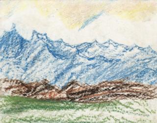 Carl Fredrik Hill - Blånande berg