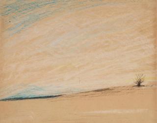 Carl Fredrik Hill - Landscape with a lone tree