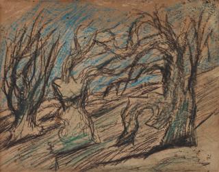 Carl Fredrik Hill - Three Lonely Trees