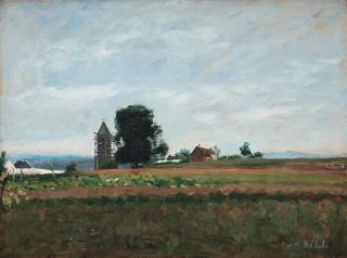 Carl Fredrik Hill - \'View over Champagne\' (Utsikt mot Champagne)