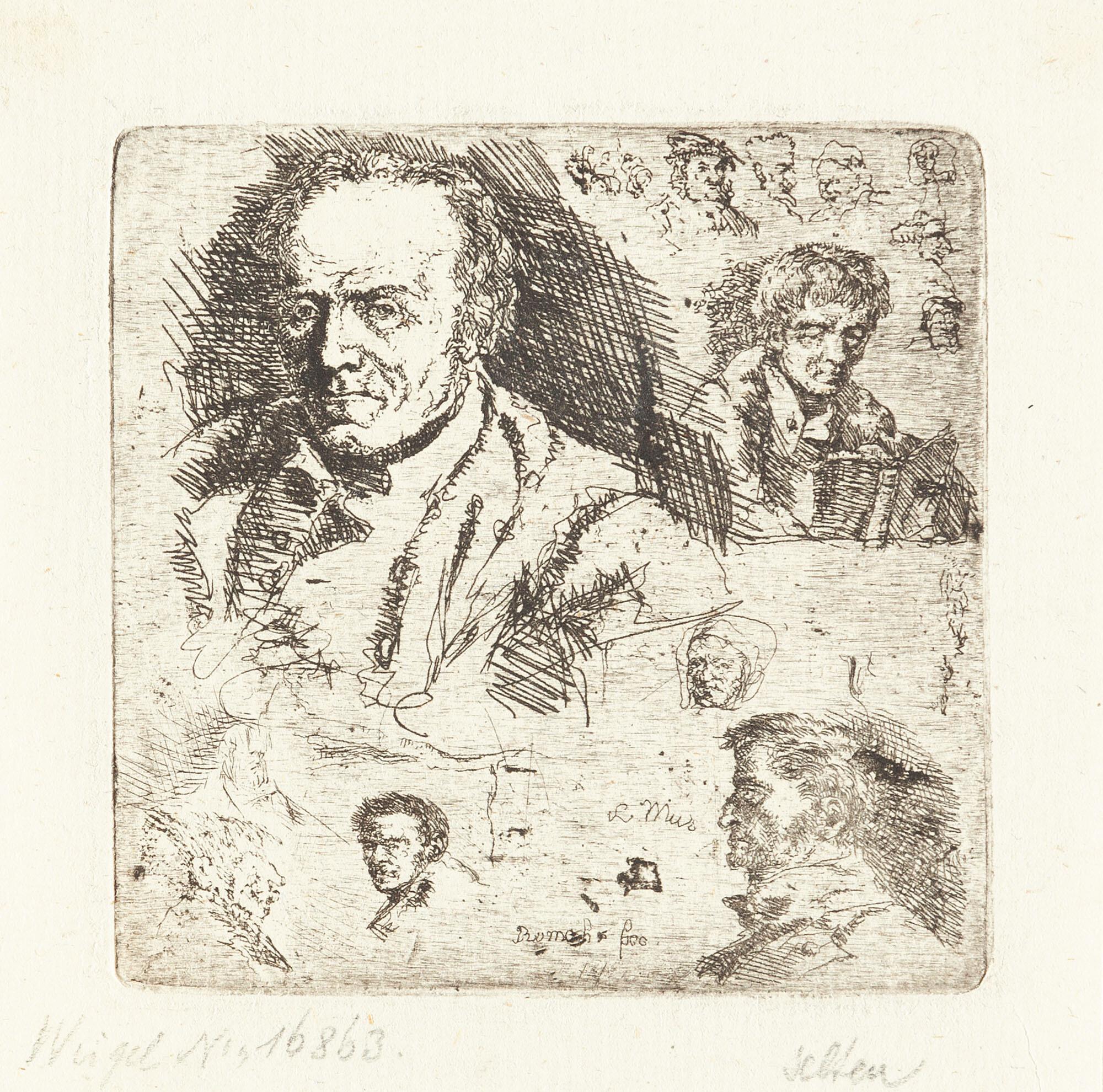 Carl Friedrich Freiherr von Rumohr - 5 Bll.: Figürliche Darstellungen.