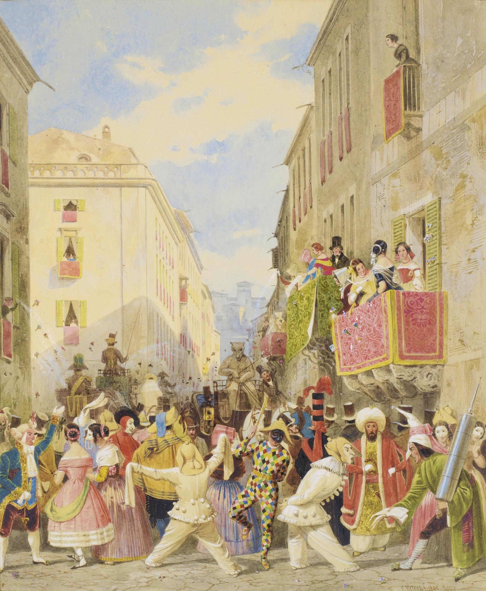 Carl-Friedrich-Heinrich Werner - Carnaval In Rome