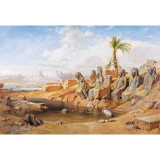 Carl Friedrich Heinrich Werner - Le Temple De La Déesse Mout À Karnak