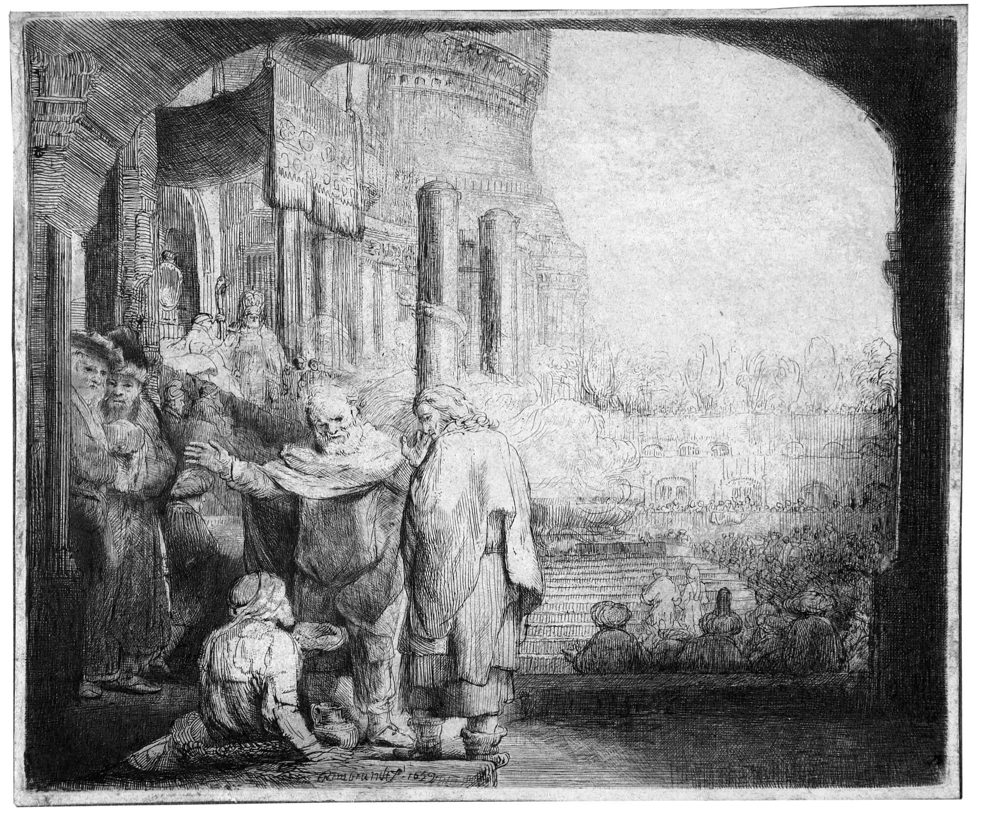 Carl Gotthelf Küchler - 2 Bll.: Bildnis des Künstlers Albert Thorwaldsen – Bildnis des