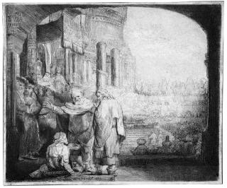 Carl Gotthelf Küchler - 2 Bll.: Bildnis des Künstlers Albert Thorwaldsen – Bildnis des