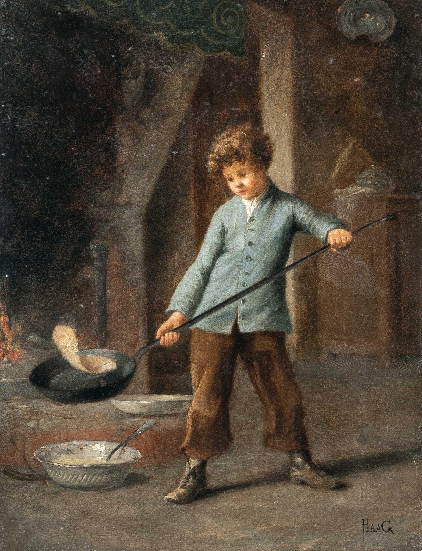 Carl Haag - Der Pfannkuchenbäcker