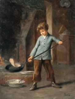 Carl Haag - Der Pfannkuchenbäcker