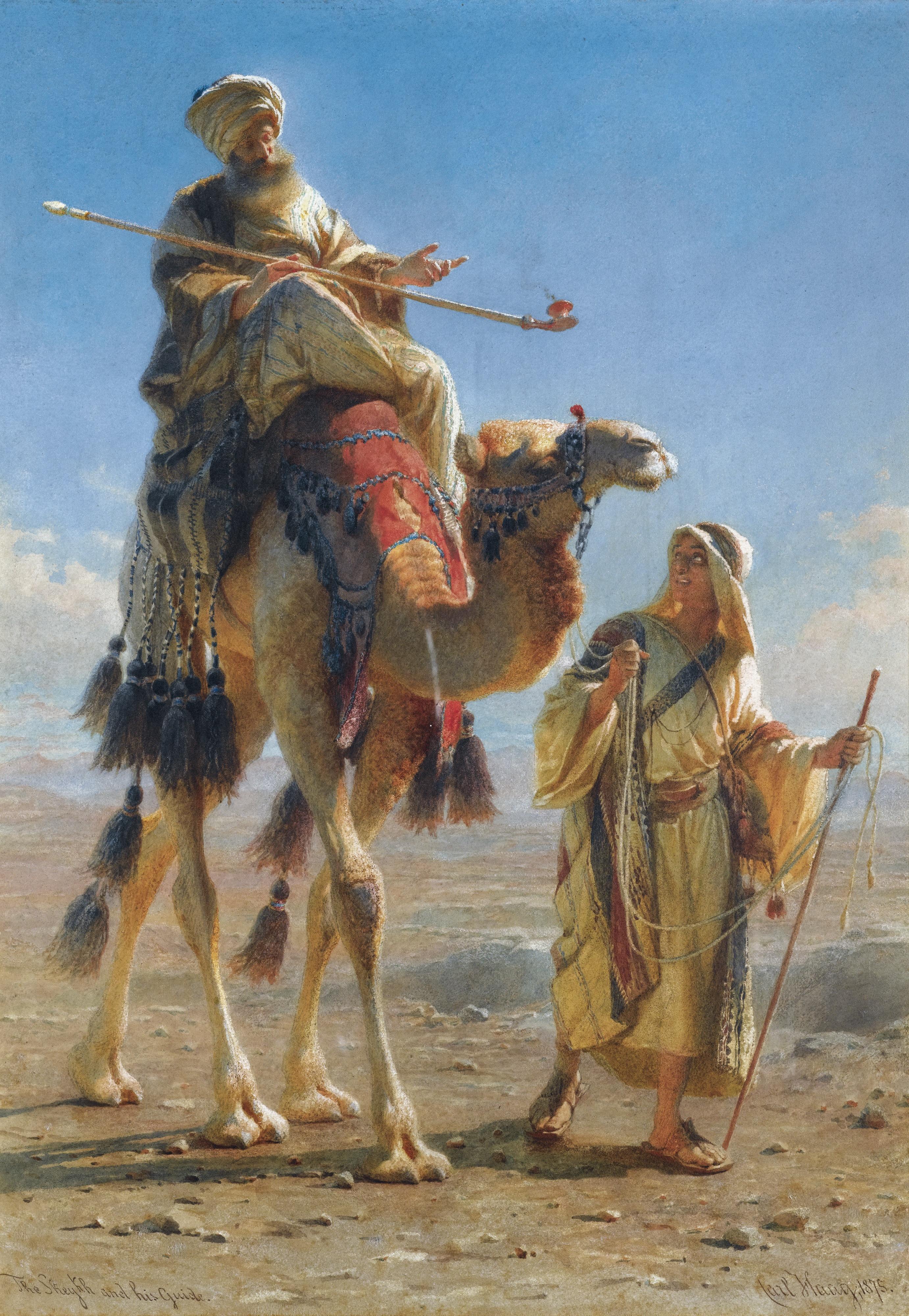 Carl Haag - German the Sheikh And His Guide