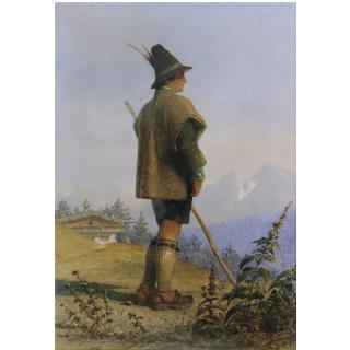 Carl Haag - German Tyrolese Shepherd; At Procida