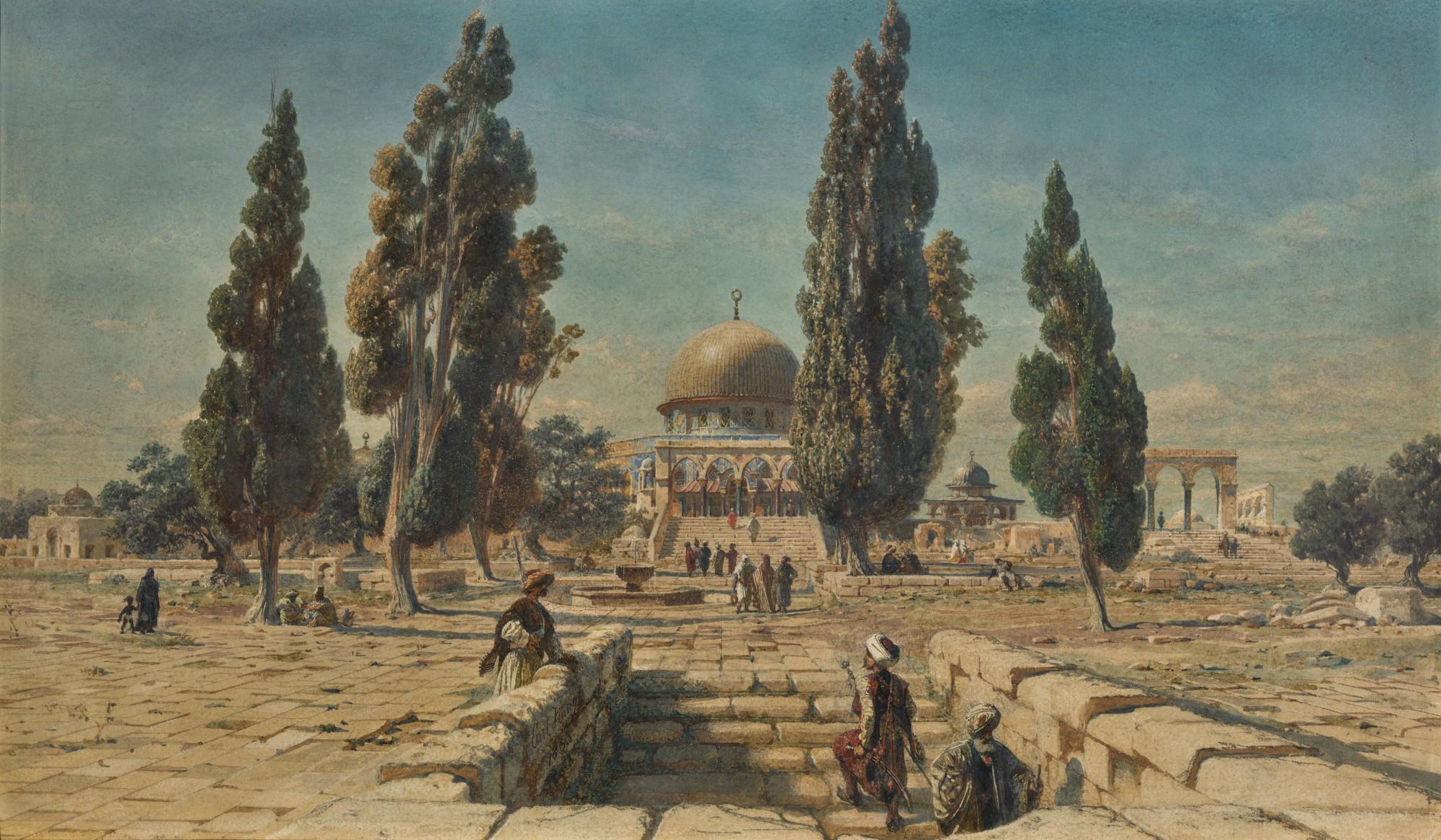 Carl Haag - The Dome Of The Rock, Jerusalem