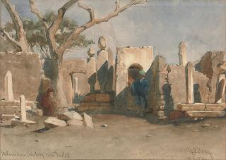 Carl Haag - The Mohamedan Cemetary near Boolak, Egypt