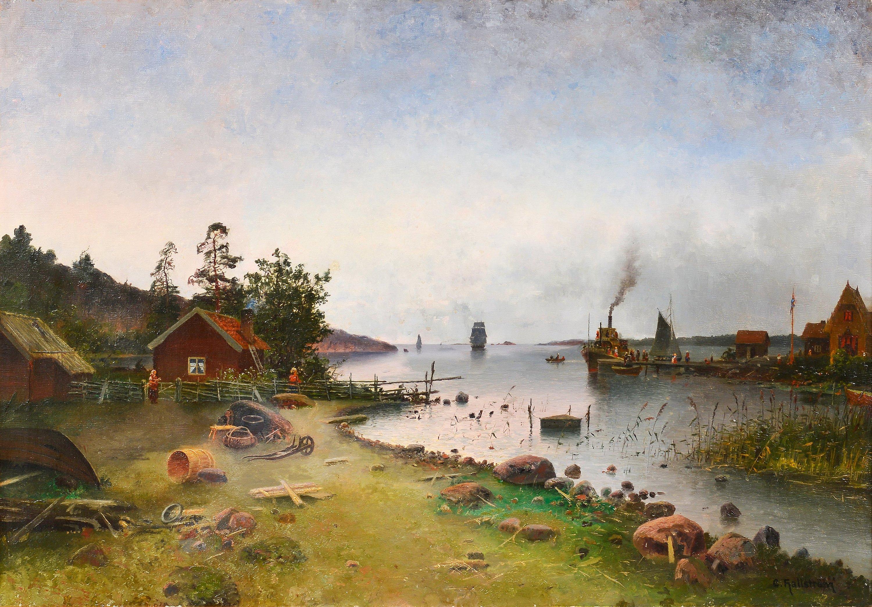 Carl Hallström - View From The Archipelago.