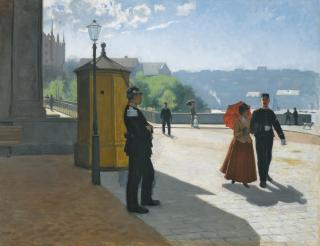Carl Hedelin - Swedish soldiers Outside The Nationalmuseum, Stockholm