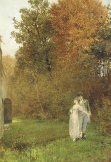 Carl Heinrich Hoff - The Lover\'S Tryst