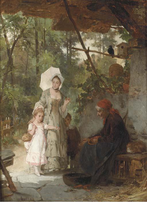 Carl Heinrich Hoff - Visiting the wise old lady