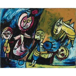 Carl-Henning Pedersen - Malerei Med Blei Sol