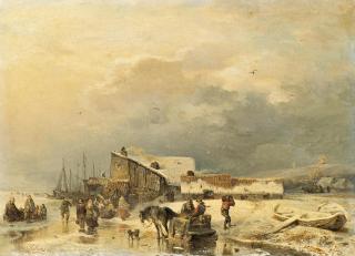 Carl Hilgers - Auf dem Eis.