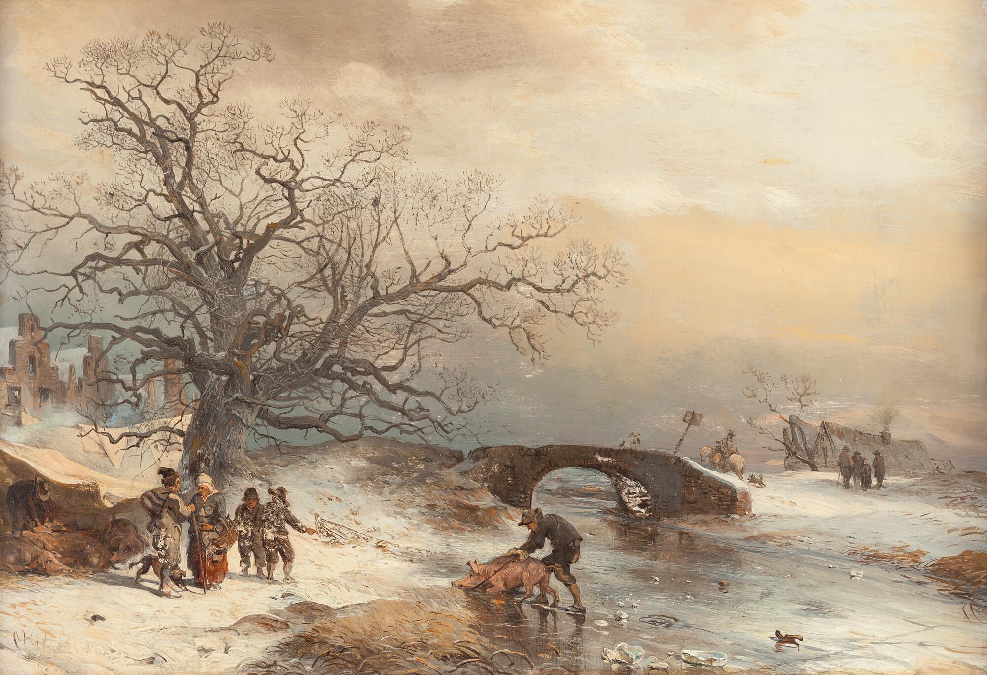Carl Hilgers - Winterliche Landschaft