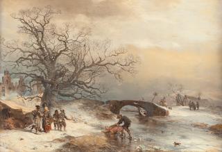 Carl Hilgers - Winterliche Landschaft