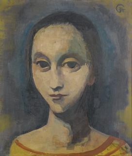 Carl Hofer - Mädchenkopf (Head Of A Woman)