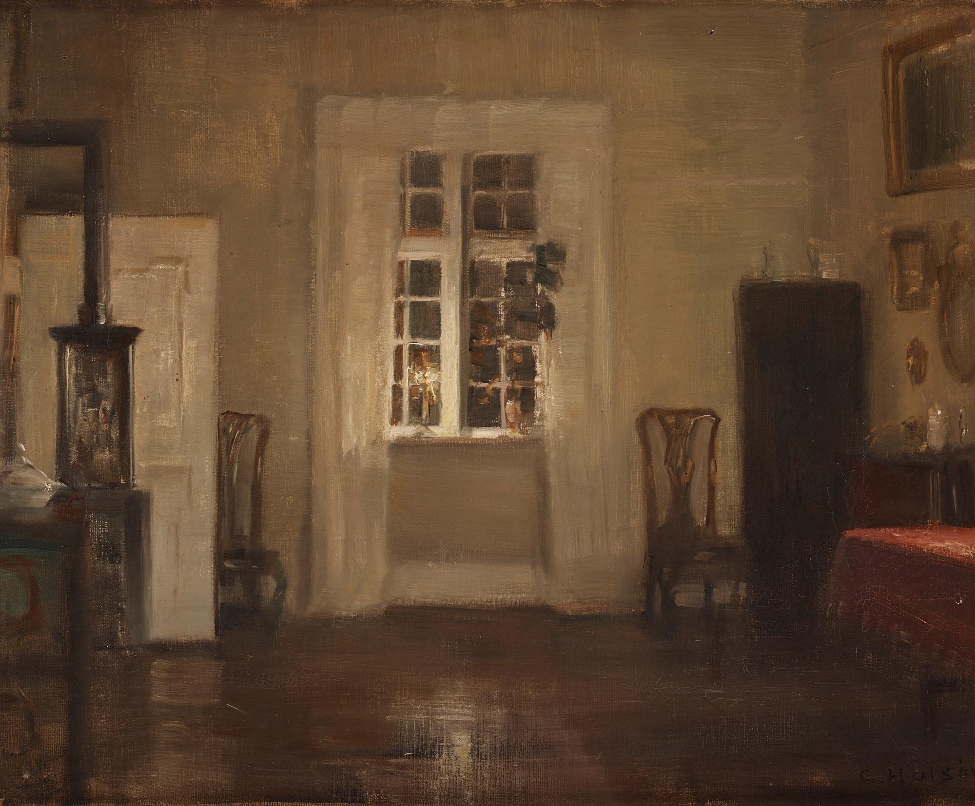 Carl Holsoe - Evening Interior