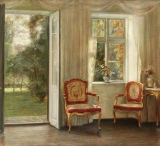 Carl Holsoe - Salong i vårljus