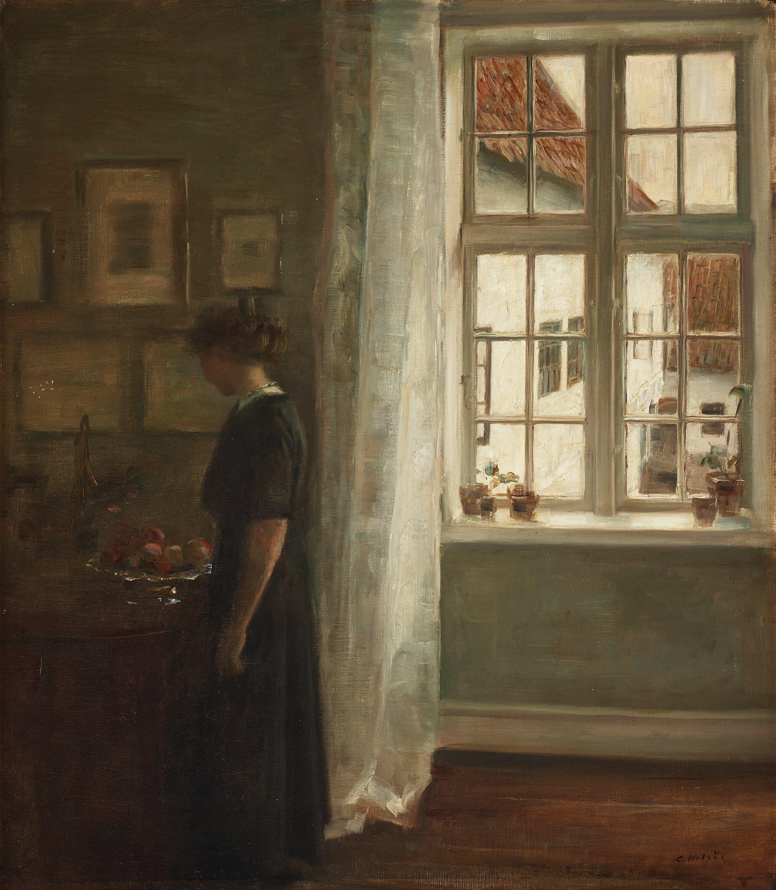 Carl Holsoe - Woman by the window