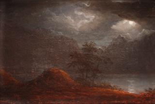 Carl Johan Fahlcrantz - Fritiofs grave at Hardangerfjorden