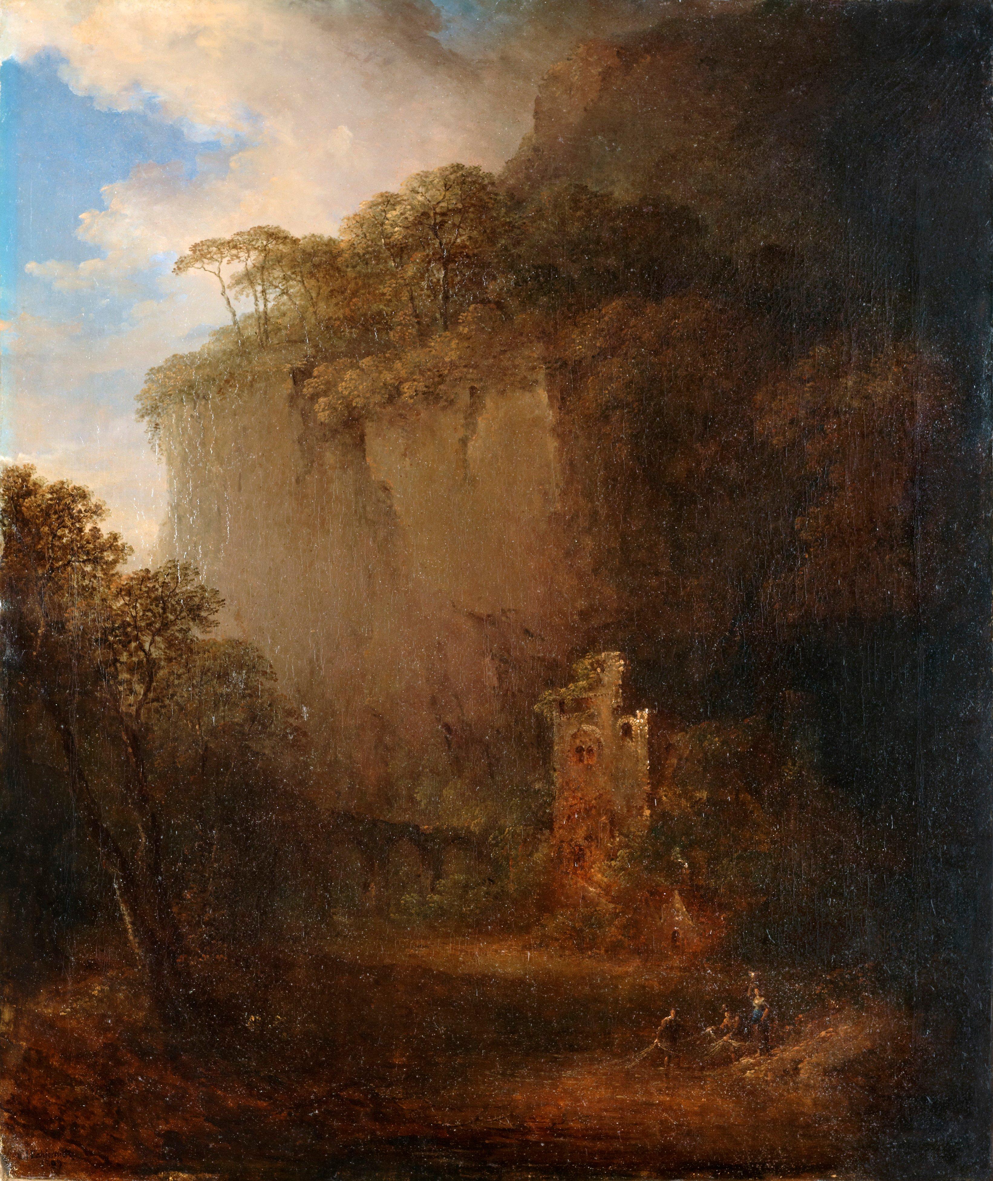 Carl Johan Fahlcrantz - Landscape in twilight