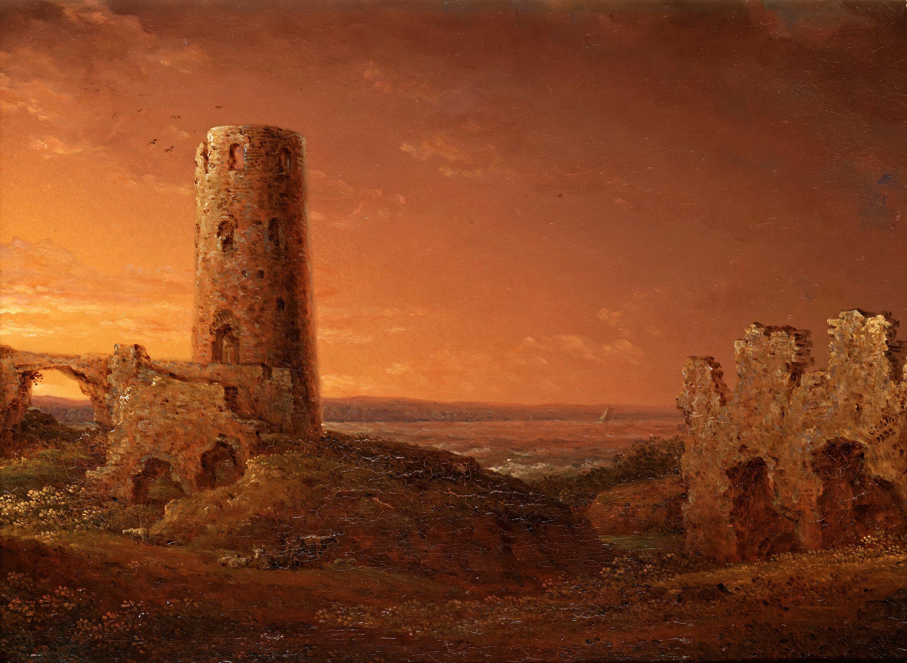 Carl Johan Fahlcrantz - Ruins at Stegeborg