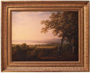 Carl Johan Fahlcrantz - View of Jönköping with Huskvarna