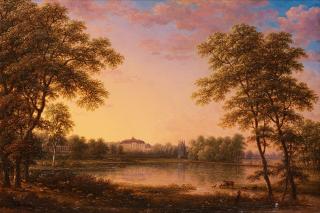 Carl Johan Fahlcrantz - View of Österbybruk, Uppland