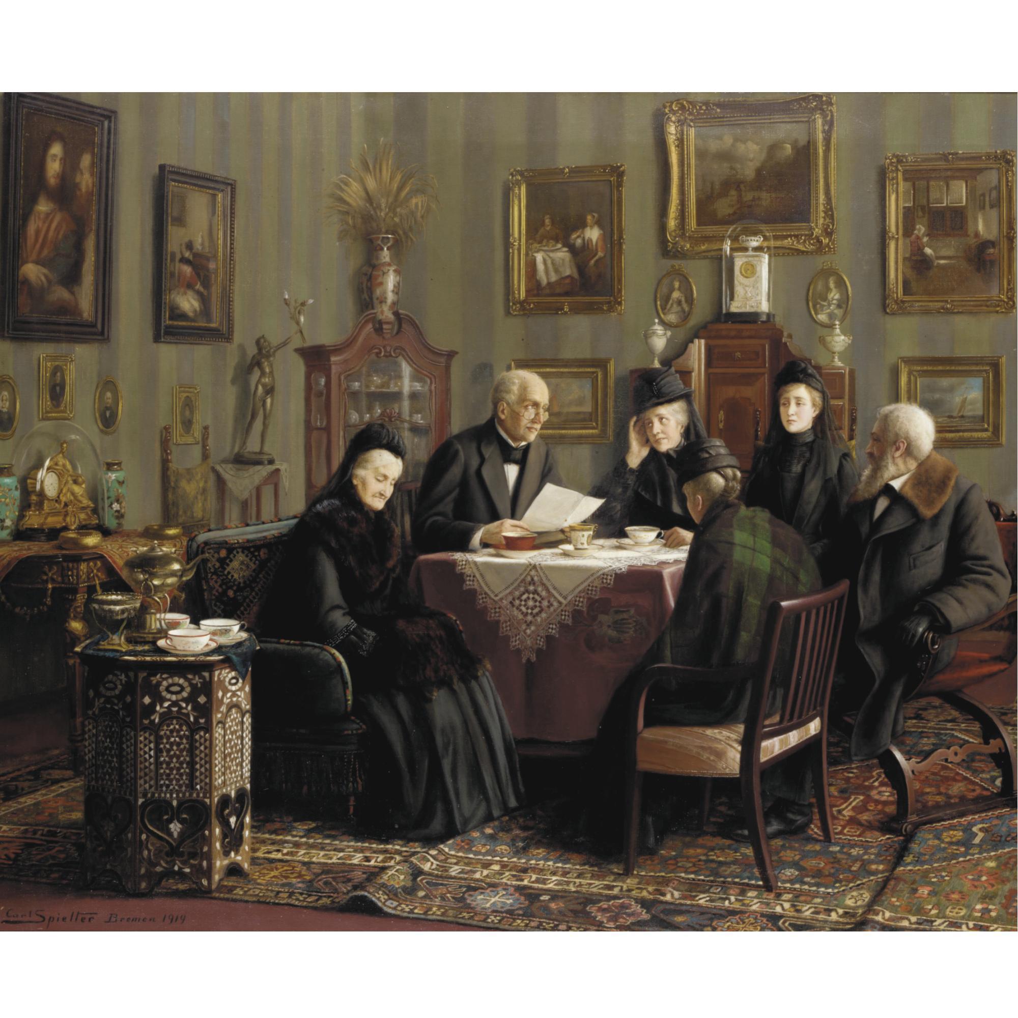 Carl Johann Spielter - Reading The Will