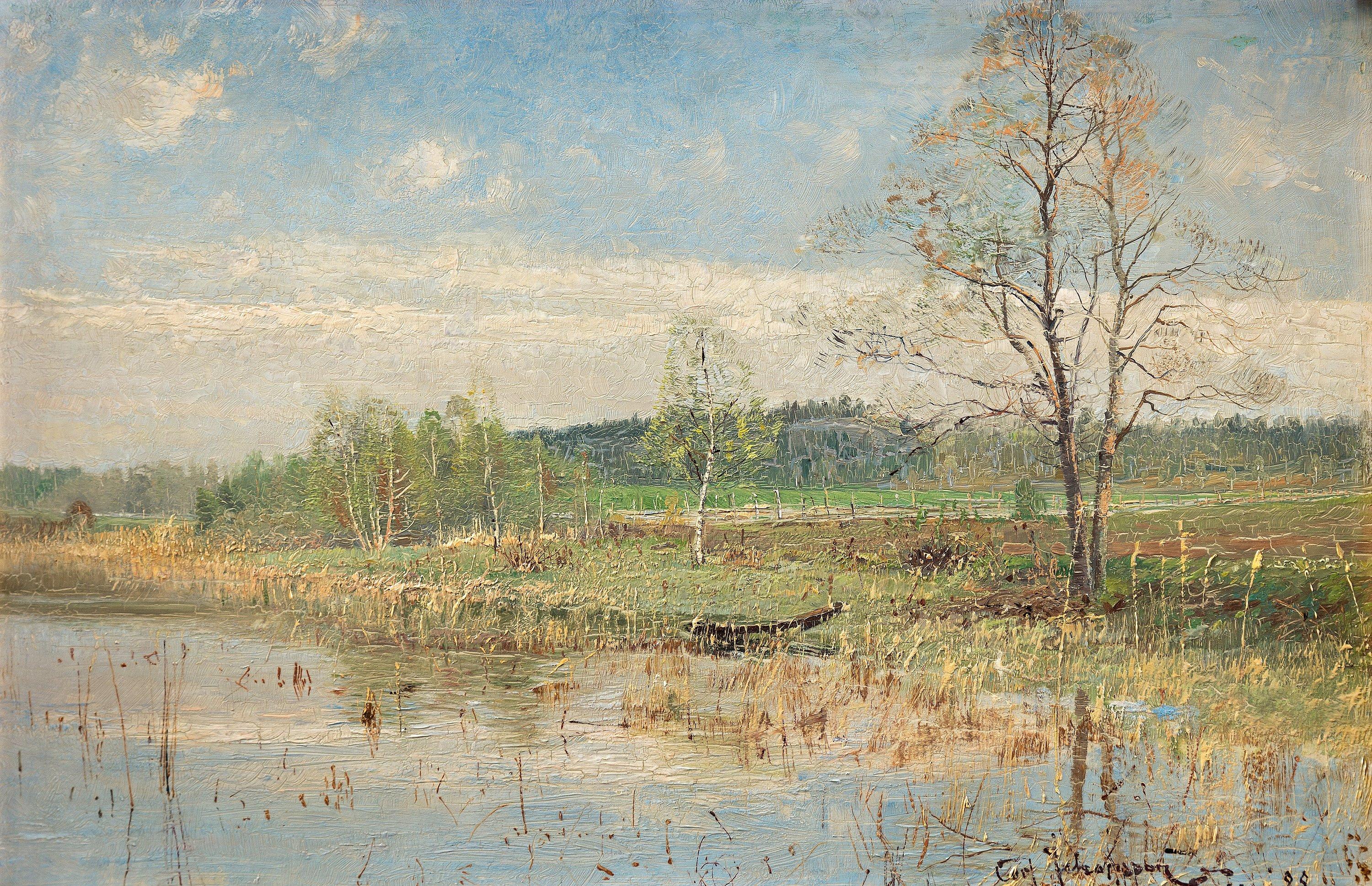 Carl Johansson - Spring landscape from Tuna