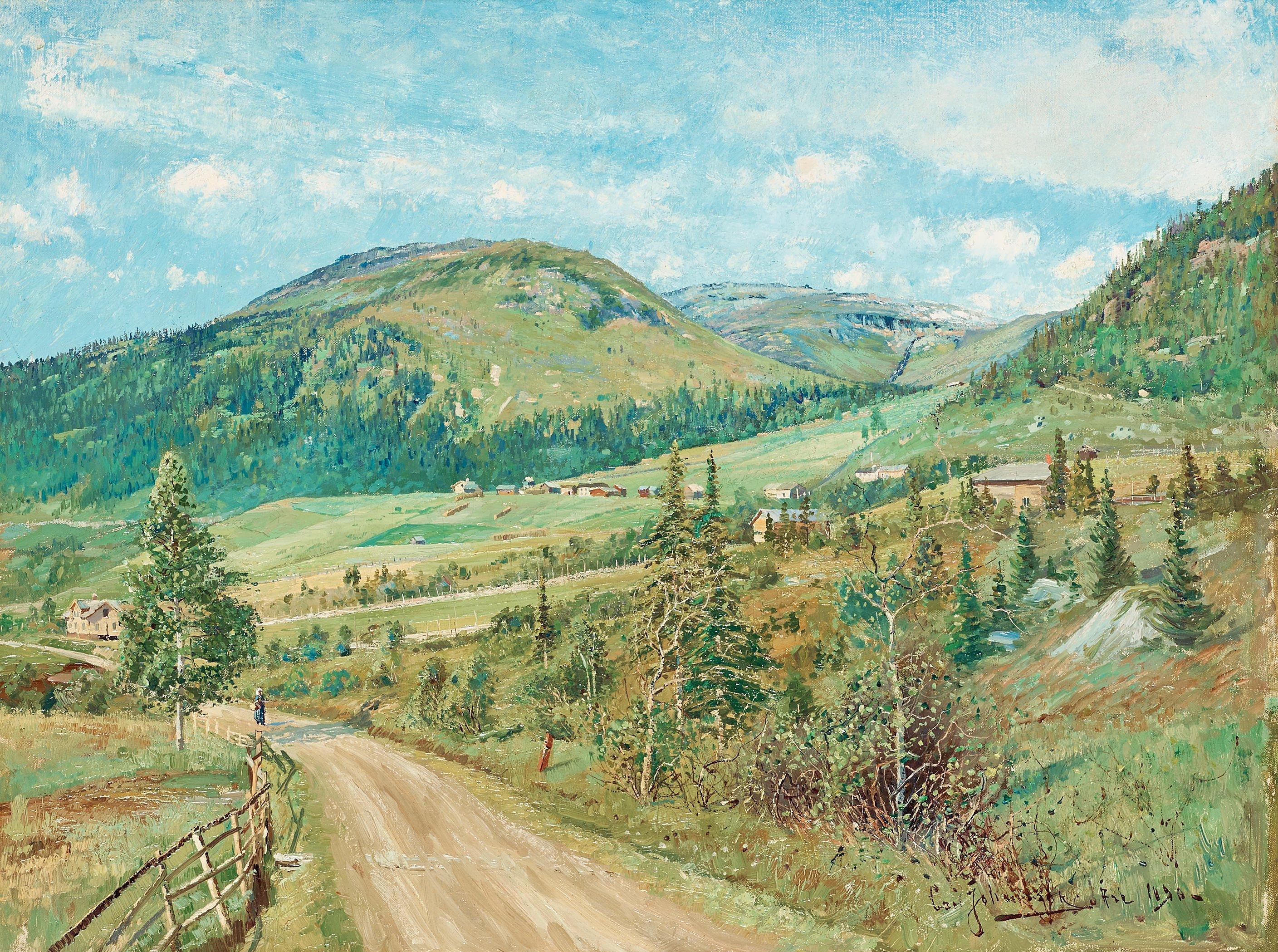 Carl Johansson - Summer landscape from Åre