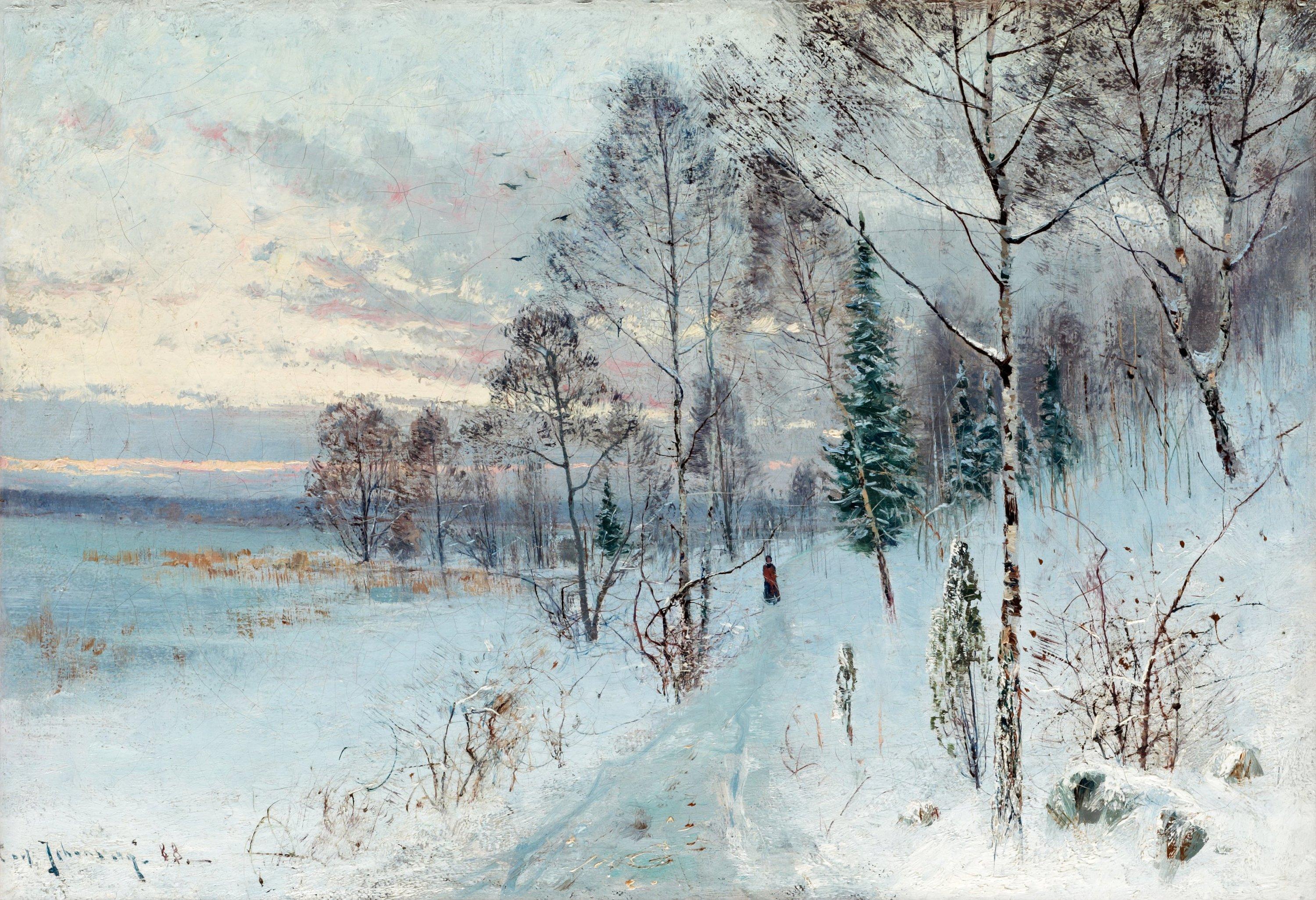 Carl Johansson - Winter landscape