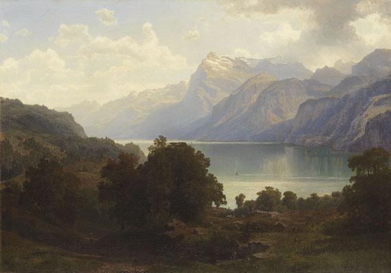 Carl Jungheim - Am Vierwaldstättersee mit Blick auf das Pilatusmassiv