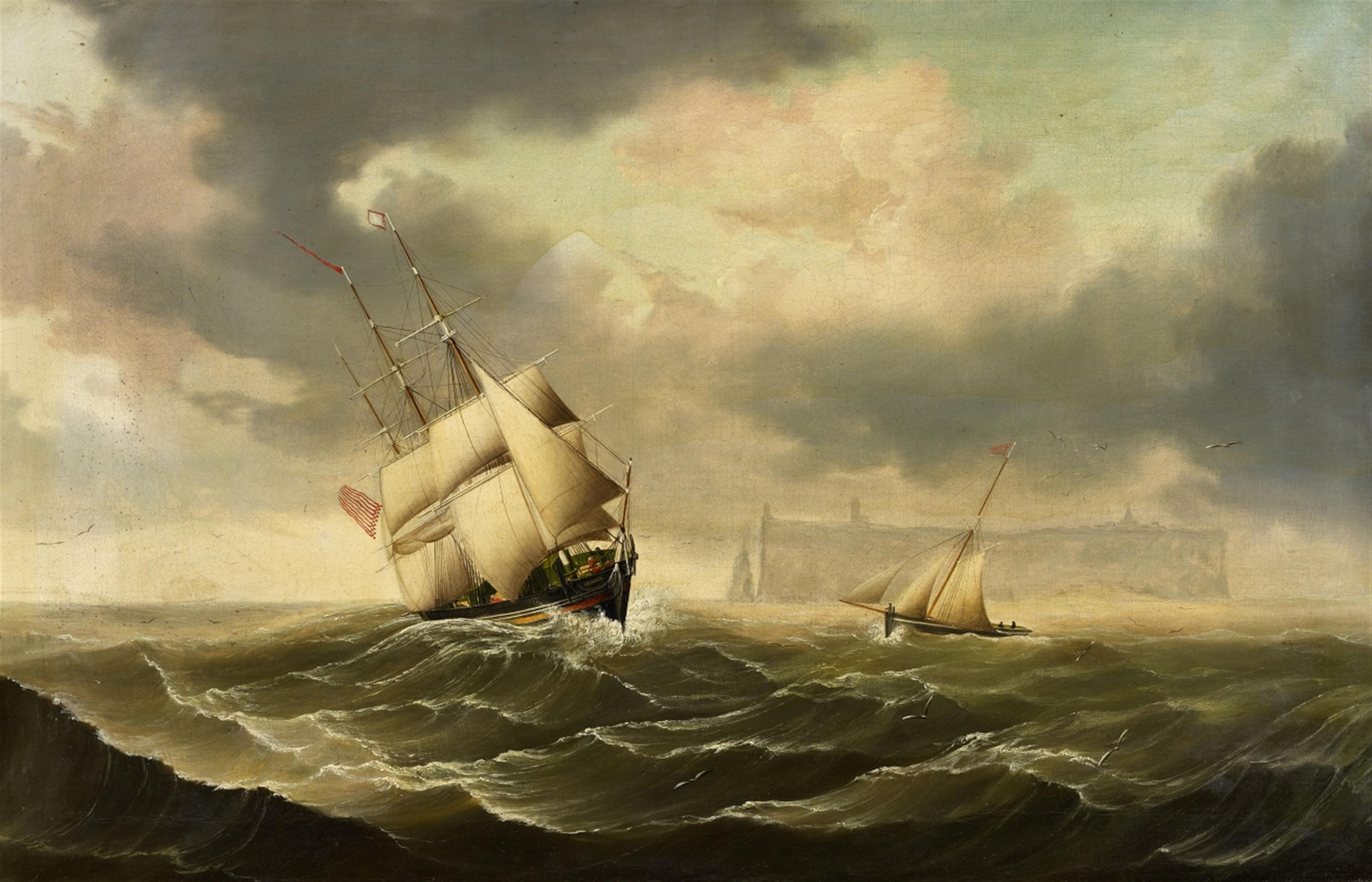 Carl Justus Harmen Fedeler - Segelschiff \