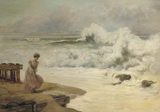 Carl Kahler - A Lady On The Shore