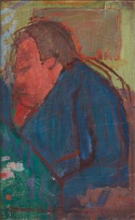 Carl Kylberg - Man playing solitaire