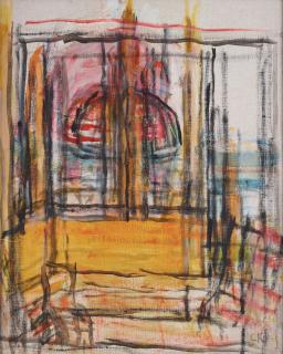 Carl Kylberg - The parasol (The veranda, Ålsgärde, Denmark)