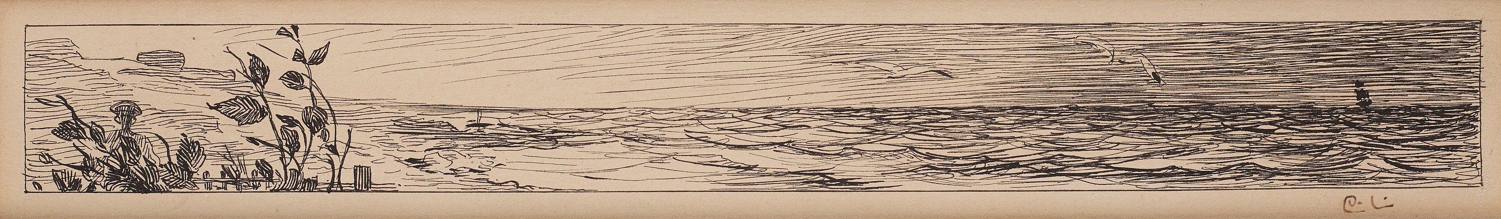 Carl Larsson - Coastal landscape