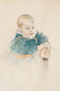 Carl Larsson - \'Gunnar/Pojke med sjömanskostym\'